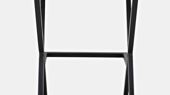 miniaturka Hoker Tapicerowany Naturalna Skóra Ciemna Siena – Avola