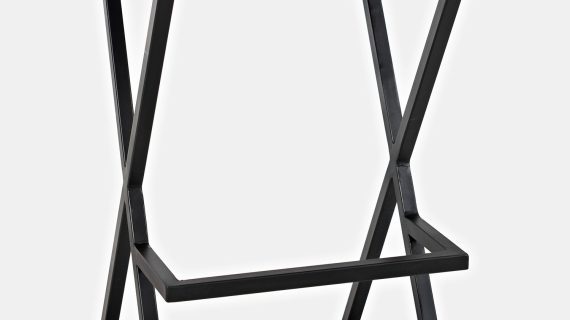 miniaturka Hoker Tapicerowany Naturalna Skóra Ciemna Siena – Avola