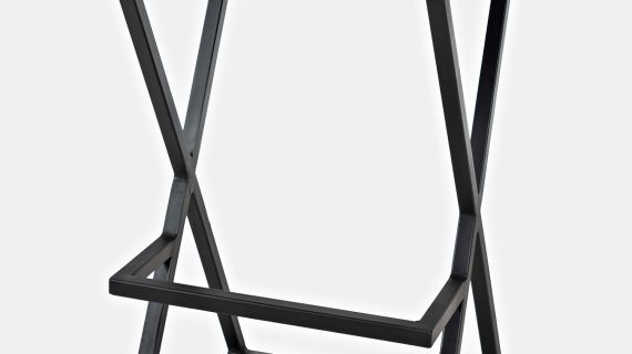 miniaturka Tapicerowany Hoker z Naturalnej Skóry Rdzawo-Brązowy – Avola