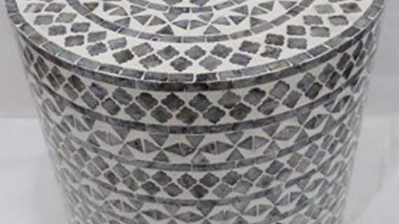 miniaturka Szary Stolik z Muszli Morskiej – Avola