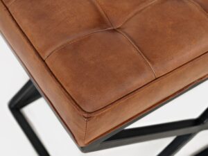 miniaturka Siedzisko z tkaniny w odcieniu rdzawego brązu – Avola