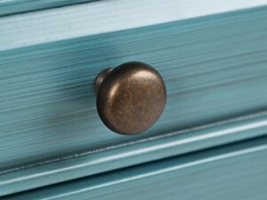 miniaturka Niebieska szafka nocna z szprosami i szufladą – Avola