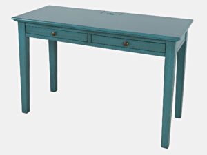 miniaturka Ciemnoniebieskie Biurko z Gniazdem USB – Avola