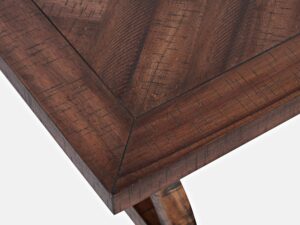 miniaturka Klasyczny Stolik Drewniany Intarsja w Jodełkę – Avola