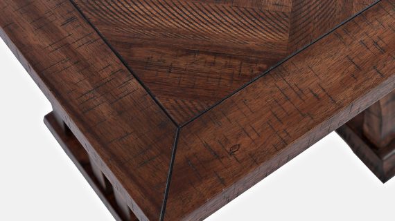 miniaturka Klasyczna Konsola Drewniana Intarsja w Jodełkę – Avola