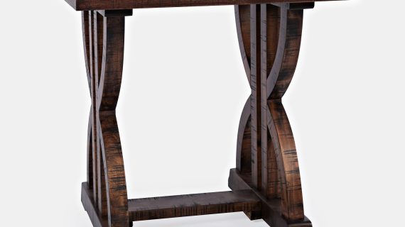 miniaturka Prowansalski Stolik Drewniany Intarsja Jodełka – Avola