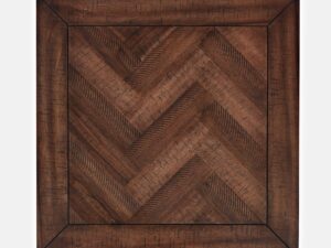 miniaturka Prowansalski Stolik Drewniany Intarsja Jodełka – Avola