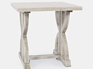 miniaturka Stolik w jodełkę z jasnego drewna – styl retro – Avola