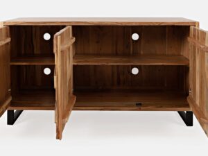 miniaturka Komoda akacjowa z intarsją w naturalnym stylu – Avola