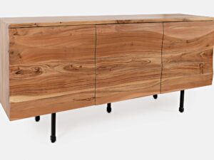 miniaturka Akacjowa Komoda Parametryczne Fronty Żelazne Nogi – Avola