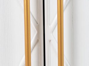 miniaturka Biała Komoda Glamour ze Złotymi Nogami – Avola