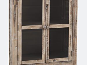 miniaturka Rustykalna Komoda Przeszklone Drzwi – Avola