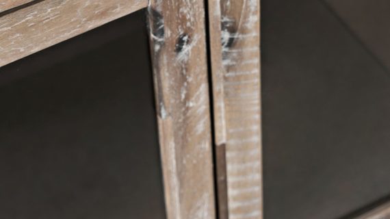 miniaturka Komoda Rustykalna Styl Przeszklone Drzwi – Avola