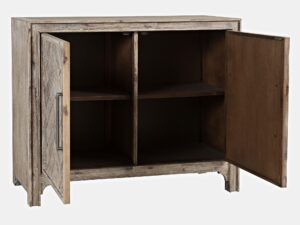 miniaturka Komoda Elegancka Naturalne Drewno Frezowane Elementy – Avola