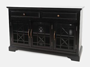 miniaturka Czarna komoda retro z efektami postarzenia – Avola