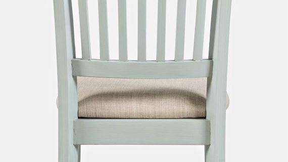 miniaturka Szaromiętowe Krzesło Tapicerowane Kremowe Siedzisko – Avola