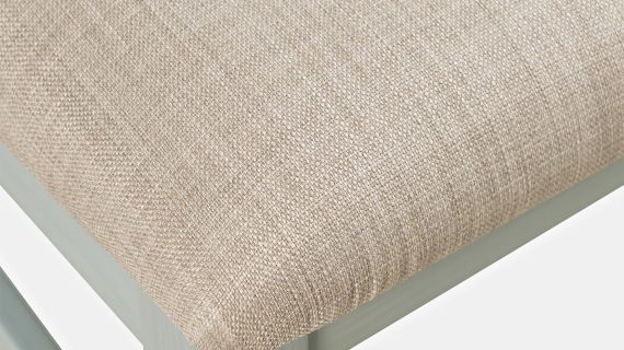 miniaturka Szaromiętowe Krzesło Tapicerowane Kremowe Siedzisko – Avola