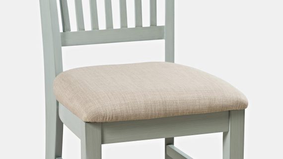 miniaturka Szaromiętowe Krzesło Tapicerowane Kremowe Siedzisko – Avola