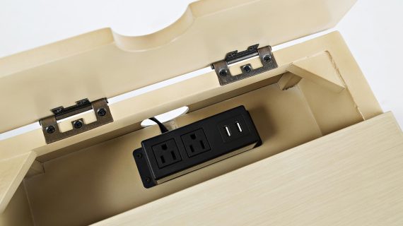 miniaturka Nocna Szafka z Szprosami Przeszklone Drzwi – Avola