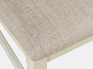 miniaturka Kremowe Krzesło Tapicerowane Kremowe Siedzisko – Avola