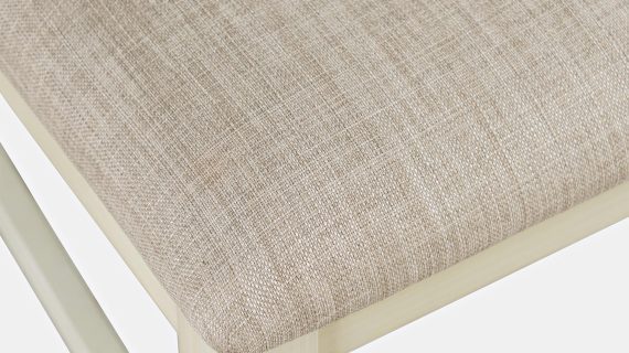 miniaturka Kremowe Krzesło Tapicerowane Kremowe Siedzisko – Avola