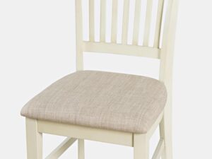 miniaturka Kremowe Krzesło Tapicerowane Kremowe Siedzisko – Avola