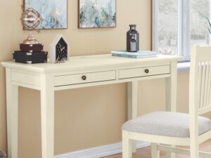 miniaturka Zestaw Biurko Krzesło Kremowy USB – Avola