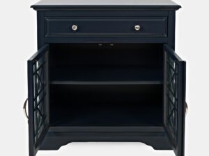 miniaturka Komoda granatowa w stylu retro z przecierką – Avola