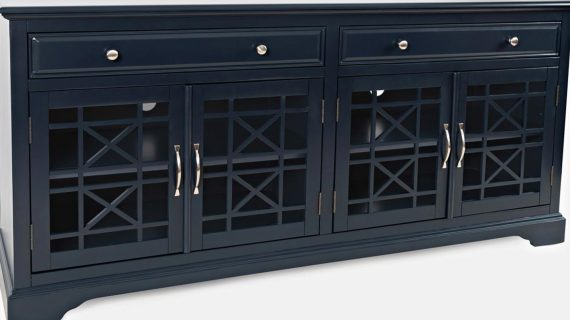 miniaturka Ciemnografitowa Komoda z Subtelnymi Akcentami – Avola