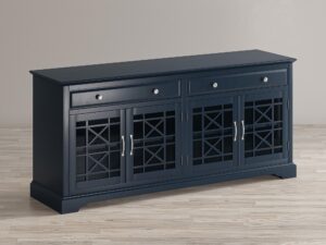 miniaturka Ciemnografitowa Komoda z Subtelnymi Akcentami – Avola