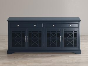 miniaturka Ciemnografitowa Komoda z Subtelnymi Akcentami – Avola