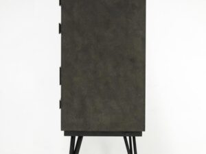 miniaturka Komoda retro z trójwymiarowymi frontami z akacji – Mondo