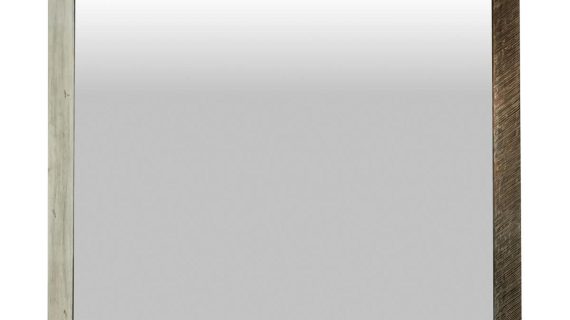 miniaturka Lustro w stylu retro z ramą z drewna akacji – Mondo