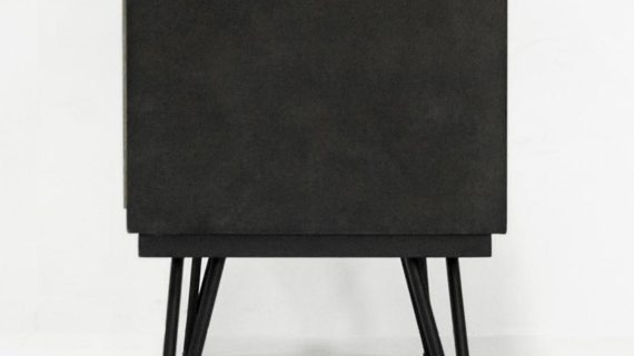 miniaturka Drewniana komoda retro z 3D frontami z akacji – Mondo