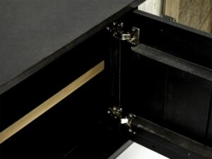 miniaturka Drewniana komoda retro z 3D frontami z akacji – Mondo