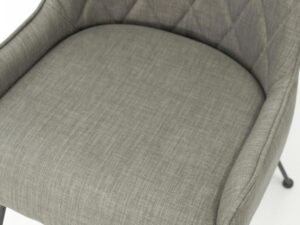 miniaturka Krzesło retro tapicerowane z metalową podstawą – Mondo