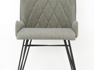 miniaturka Krzesło retro tapicerowane z metalową podstawą – Mondo