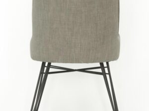 miniaturka Krzesło retro tapicerowane z metalową podstawą – Mondo