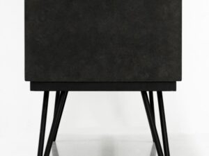 miniaturka Komoda RTV retro z frontami z drewna akacjowego – Mondo