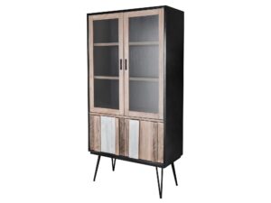 Witryna retro z trójwymiarowymi frontami z akacji – Mondo