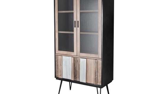 Witryna retro z trójwymiarowymi frontami z akacji – Mondo