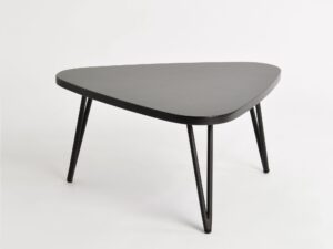 miniaturka Stolik retro z czarnym blatem imitującym kamień – Mondo