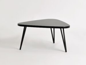 miniaturka Stolik retro z czarnym blatem imitującym kamień – Mondo