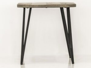 miniaturka Retro stolik kawowy z naturalnym blatem drewnianym – Mondo