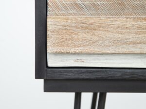 miniaturka Retro konsola z frontami 3D wykonanymi z akacji – Mondo