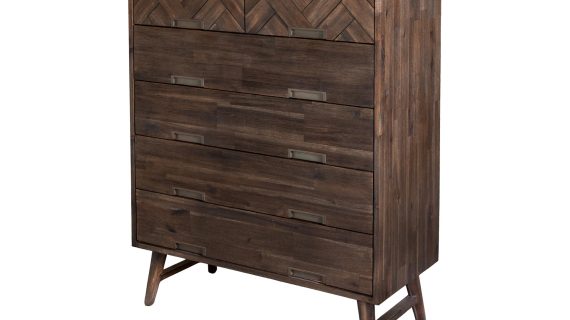 Komoda 3D retro z drewna akacjowego – Willowbrook