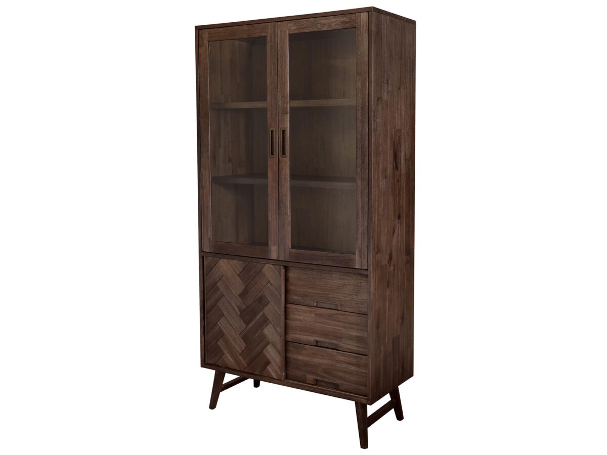 Witryna retro z efektowną intarsją i 3D frontami – Willowbrook