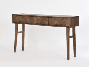 miniaturka Konsola z litego drewna i 3D frontami w stylu retro – Willowbrook