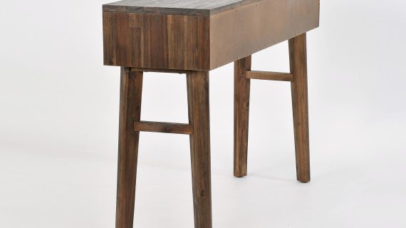 miniaturka Konsola z litego drewna i 3D frontami w stylu retro – Willowbrook