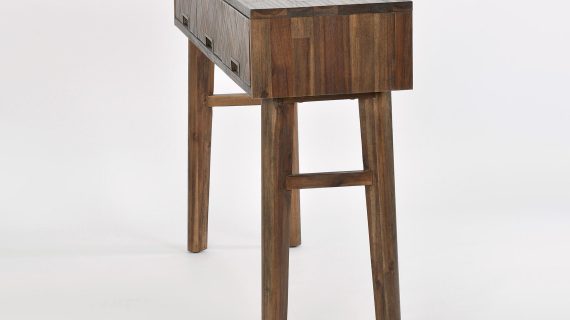 miniaturka Konsola z litego drewna i 3D frontami w stylu retro – Willowbrook